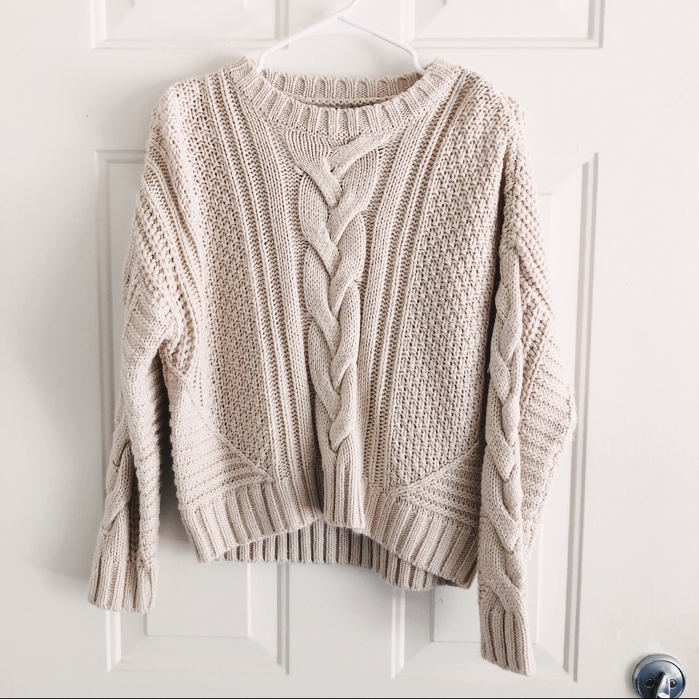 Forever 21 Cable Knit Sweater